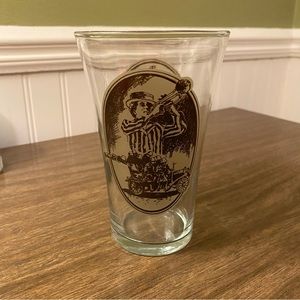 Vintage 1980's Mother’s Pizza - Pasta Restaurant Flare Style Drinking Pint Glass